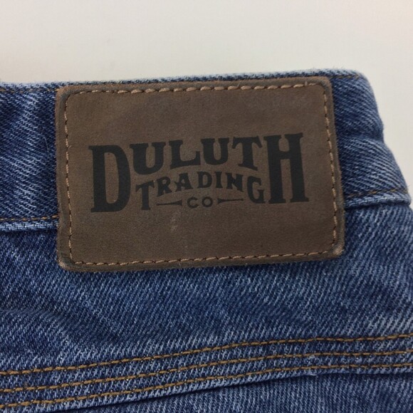 Duluth Trading Co Heavy Work Barn Jeans Men 40 X 27 Medium Wash Cotton - Picture 10 of 12
